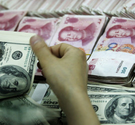 dollars and chinese yuan