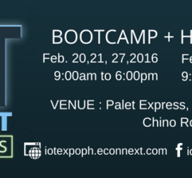 IoT Philippines Bootcamp and Hackathon Schedule
