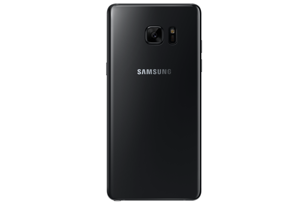 Samsung Galaxy Note7 black back